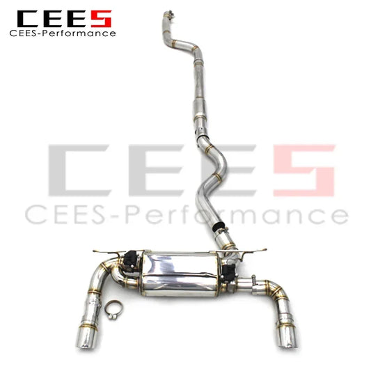 CEES Catback Exhaust For BMW 340i 2016-2019 Stainless